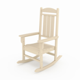 thumbnail image 5 of Miekor Furniture Beige Traditional Porch Rocker – Classic HDPE Poly Lumber for Porch, Patio, and Garden Comfort 8775, 5 of 5