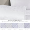 thumbnail image 4 of BNM 3 Piece Modern Cotton Blend White Bedspread Set, Full, 4 of 8