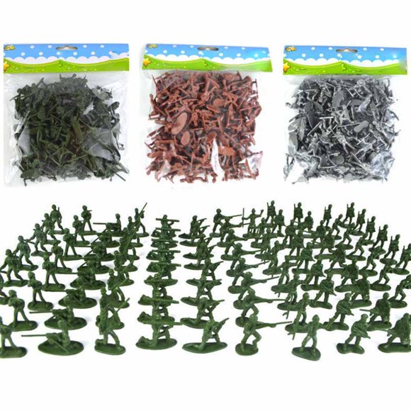 100 Pcs Mini Soldiers Model Playset Military Army Men Action Figures Toys;100 Pcs Mini Soldiers Model Military Army Men Action Figures Toys