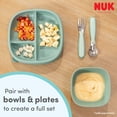 thumbnail image 6 of NUK First Choice Stainless Steel Kiddy Cutlery Spoons, 3 Pack for Toddlers, Easy-Grip Handles, 6 of 6
