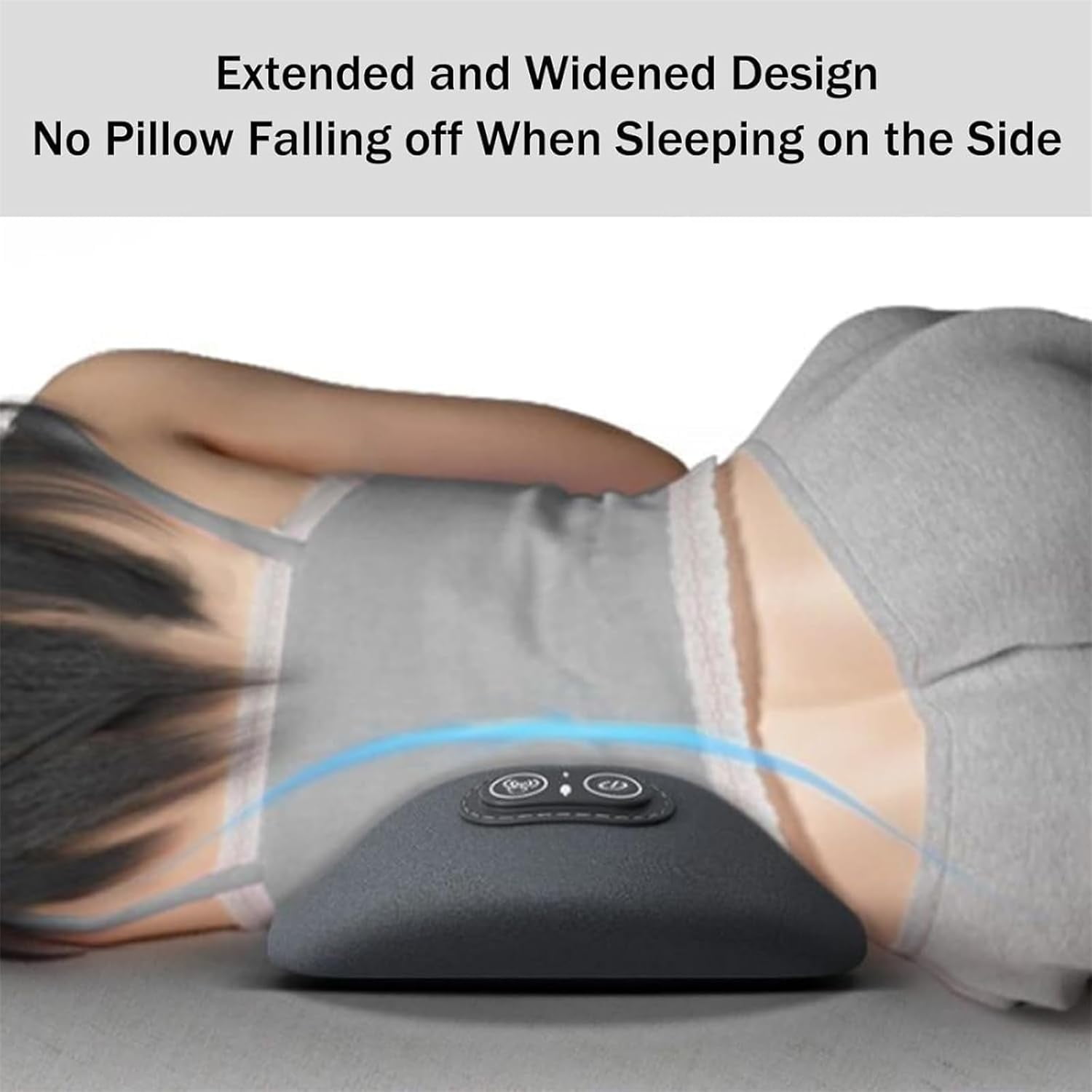 Triple Fusion Back Massager with Traction, Vibration & Heat, 3-in-1 Back Massager, Deep Tissue Relaxation for Backs, Neck, Shoulders & Legs
