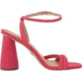 thumbnail image 6 of Sam Edelman Kia Ultra Fuchsia Squared Open Toe Ankle Strap Block Heeled Sandals (Ultra Fuchsia, 5), 6 of 6