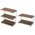 thumbnail image 4 of Outdoor Folding Storage Rack Folding Table Shelf for Picnic Camping Barbecue 3 Layer, 4 of 8