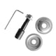 thumbnail image 4 of Eje de muela abrasiva Eje de extensión de amoladora Motor de pulido de acero Adaptador de eje para muela abrasiva Rueda de fibra Rueda de tela Rueda 6 mm 85 g, 4 of 7