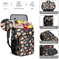 thumbnail image 5 of Backpack Cooler,Insulated Backpack Insulated Leak Proof Travel Cooler Bag Waterproof Lunch Picnic Beach Work Trip Thermal Bag Drink Beverage Beer Bag Cooler Sushi, 5 of 6