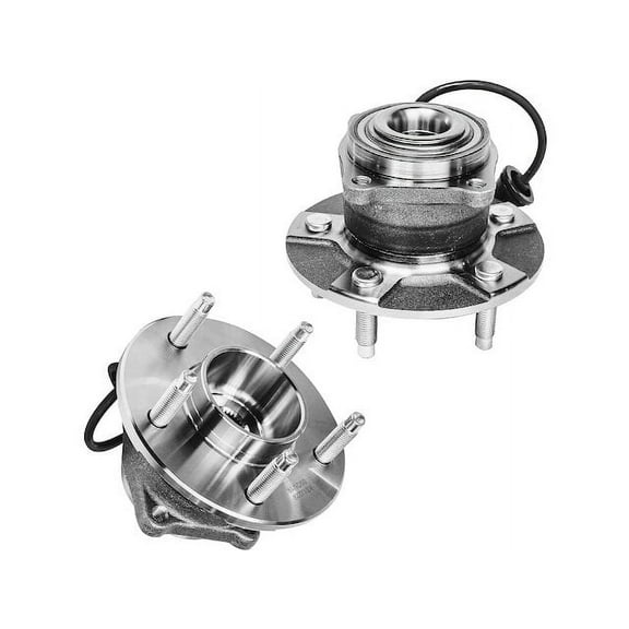 Rear Wheel Hub Assembly Set - Compatible with 2002 - 2007 Saturn Vue 2003 2004 2005 2006