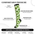 thumbnail image 2 of Sikiie Green Kiwi 1 Pairs Compression Socks for Men and Women 15-20 mmHg Running Support Socks, 2 of 7