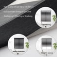 thumbnail image 2 of KALYSIE Cordless Zebra Blinds for Windows, Free-Stop Pull Down Roller Window Shades with Valance, Light Filtering Dual Layers Sheer Shades for Home and Office, Black, 34"W x 72"H, 2 of 6