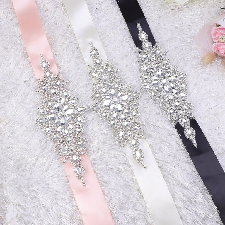Masteelf High-end Bride Crystal Hand Waist Belt Luxury  display picture 2
