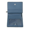 thumbnail image 2 of Coach Women's Medium Snap Wallet in Signature Jacquard (Denim / Dark Denim), 2 of 7