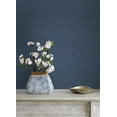 thumbnail image 2 of Chesapeake Balantine Navy Weave Wallpaper, 2 of 4