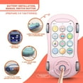 thumbnail image 4 of LOVEVER Multifunctional Baby Early Learning Smart Car Cell Phone Toys  W/ Projection Light & Music&Teether Best Christmas Birthday Gifts for Learing & Playing- Toddlers Boys or Girls Gift, 4 of 7