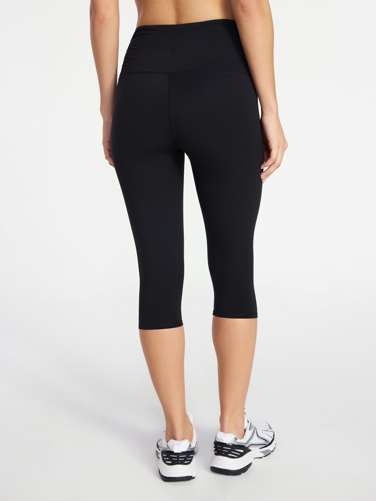 Avia Women's Side Ruched Color Capri, Sizes XS-XXXL