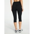 thumbnail image 4 of Avia Women's Side Ruched Color Capri, Sizes XS-XXXL, 4 of 6
