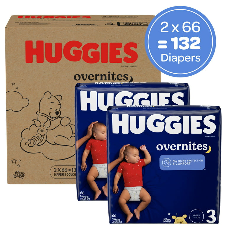 Huggies Overnites Nighttime Baby Diapers - Size 6