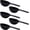 Black, variant on , 5 Pack White Tablespoon Coffee Scoop Plastic Measuring for Fruit Powder Seed Spices
