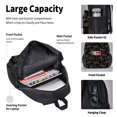 thumbnail image 4 of Saiise Colorful Game Controller Print School Study Combo Set Backpack with Lunch Bag Pencil Case Oxford Lightweight Durable Travel Organization Kit, 4 of 7