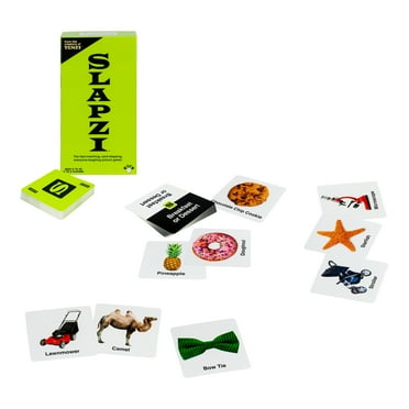 SLAPZI , The Fast-Matching, Card-Slapping, Match Picture Game 2-8 Players, Ages 8 , Moose Games