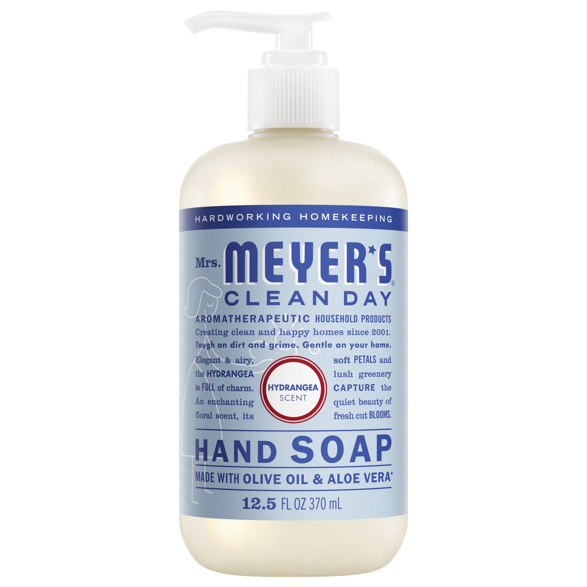 Mrs. Meyer’s Clean Day Hand Soap, Hydrangea Scent, 12.5 Fl Oz
