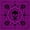 Hot Purple, variant on Homewish Horror Skull Damask Bed Sheets,Goth Romantic Rose Full Size Sheets,Halloween Bed Set,4-Piece,1 Flat Sheet, 1 Fitted Sheet and 2 Pillowcases