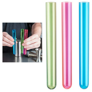 HEBEERNEW portable shot straw take shots tube straw Shot Holder Straw for  Drinks Chasers tool party bar gifts