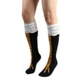 thumbnail image 5 of Chicken Legs Knee High Socks Cartoon Animal Novelty Stockings Funny Socks, 5 of 7