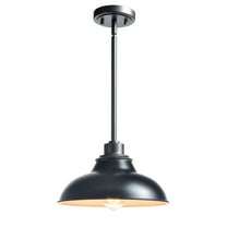 Claxy Black Barn Style Pendant Light Fixtures with Rods
