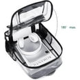 thumbnail image 3 of Ludolm Clear Backpack Heavy Duty TPU，See Through Backpack Stadium Approved，Quick Security Check See Through Backpacks Transparent Bookbag, 3 of 11