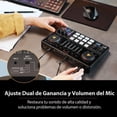 thumbnail image 4 of MAONO Mezcladora Interfaz de Audio con Micrófono Condensador XLR, Caster Podcast Studio Kit Todo en Uno para Grabación, Streaming, voz en off, Youtube, DJ, PC, Guitarra (AME2A), 4 of 5
