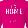 thumbnail image 4 of Inktastic It's Home State of Indiana Outline Long Sleeve T-Shirt, 4 of 5