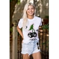 thumbnail image 4 of Lucky 8 Ball Cherries Billiards Plus Size Crewneck Graphic Tee Shirt Brisco Brands 2X, 4 of 6