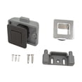 thumbnail image 4 of yuksok Push Button Latch Lock Accessory Furniture Hardware for Cabinet Home RV Black, 4 of 9