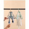 thumbnail image 3 of Rotating Clothes Drying Rack Dry Shoe Rack Organizer (Light Green), 3 of 5