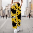 thumbnail image 2 of Ladies' Versatile And Fashionable Printed Casual Drawstring Pants, 2 of 4