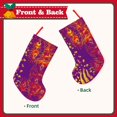 thumbnail image 2 of Salouo Bright Textured Animal Print Christmas Decorations Stockings 1 Pack 18'' Xmas Stockings Holiday Stocking Personalized Farmhouse Decor for Home Family Party Tree, 2 of 7