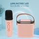 thumbnail image 3 of Máquina de Karaoke con para Adultos y Niños Altavoz Portátil Retro Estéreo de Alta Fidelidad con 1 Micrófono Inalámbrico Juego de Mini Karaoke con Luces RGB Frescas, 3 of 8