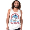 thumbnail image 5 of Tootsie Mr Owl American Patriot USA Tank Top T Shirts Men Women Brisco Brands S, 5 of 6