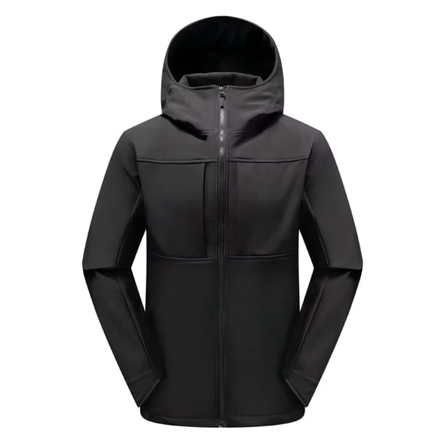LOVZFMLL Jackets for Men Solid Color Outdoors Mountaineering Wearproof Warm Zipper Multi-pocket Coat Long Sleeve Jacket