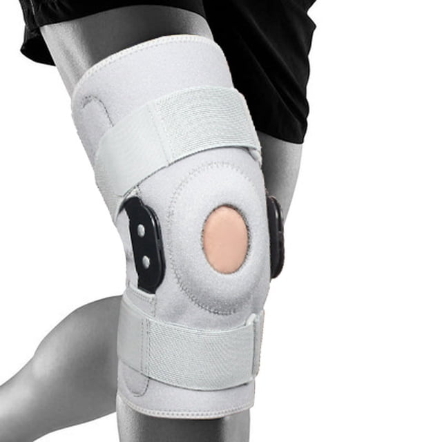 Professional Hinged Knee Brace, Medical Knee Support with Removable Dual Side Stabilizers for Knee Pain, Arthritis, Meniscus Tear, Swollen, Injury Recovery, Joint Pain Relief, ACL.XL