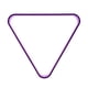 thumbnail image 2 of Mesa de billar resistente, soporte deportivo de 8 bolas, soporte triangular de plástico para billar Púrpura, 2 of 6