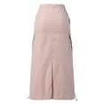 thumbnail image 3 of B91xZ Jupe Ligne A pour Femmes Décontractée Ample Taille Haute Imprimé à Carreaux, Rouge m, 3 of 5
