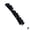Noir01, variante sur Pince à Cheveux Tressée en Pierre de Cristal Scintillante, Double Frange S3W7