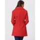 thumbnail image 3 of Abrigo De Invierno Largo Con Cinturón Y Un Solo Pecho Para Mujer Allegra K Rojo S, 3 of 6