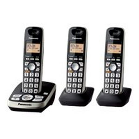 Panasonic® KX-TG4223B DECT 6.0 Expandable Cordless Phone System With Digital Answering Machine