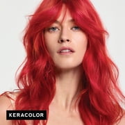 Keracolor Semi Permanent Hair Dye 3 in 1 Clenditioner, Red, 12 fl oz