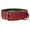 Red, variant on Genuine Leather Dog Collar 1.75" Wide Padded (Neck Circumference: 15"-18", Brown)
