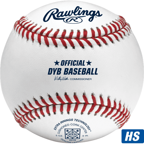Rawlings | DIXIE YOUTH LEAUGE Baseballs | Tournament Grade | RDYB | Youth/14U | 12 Count