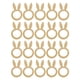thumbnail image 2 of 30 Servilleteros de Pascua para Servilletas, Soporte para Boda, Hotel,, 2 of 9