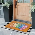 thumbnail image 2 of Summer Hello Flip Flops Coir Door Mat for Front Door, Nautical Beach Slippers Outdoor Welcome Mats for Entrance,Garden,RV,Patio,Home Porch Decor Doormat 30x17 Inch, 2 of 6