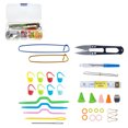 thumbnail image 1 of 56PCS Kit Accessoire Outil à Tricoter Kit Accessoires Crochet Portable Assorti, 1 of 10